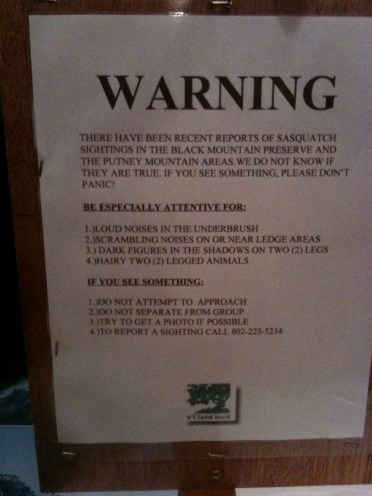wrt sasquatch warning sign