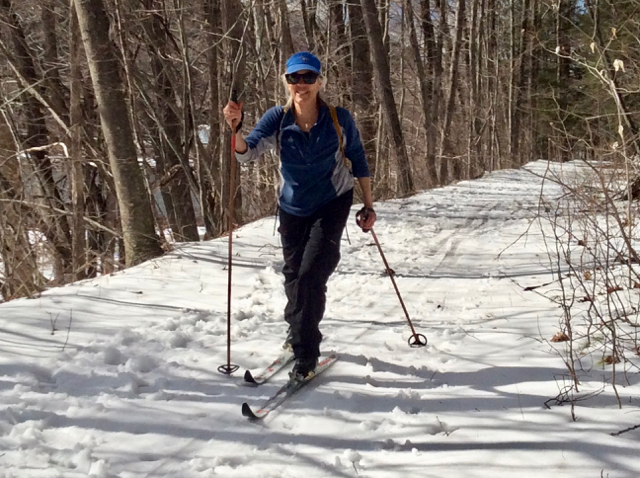Spring ski, West River Trail